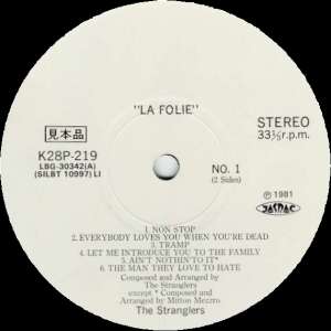 La Folie promo label